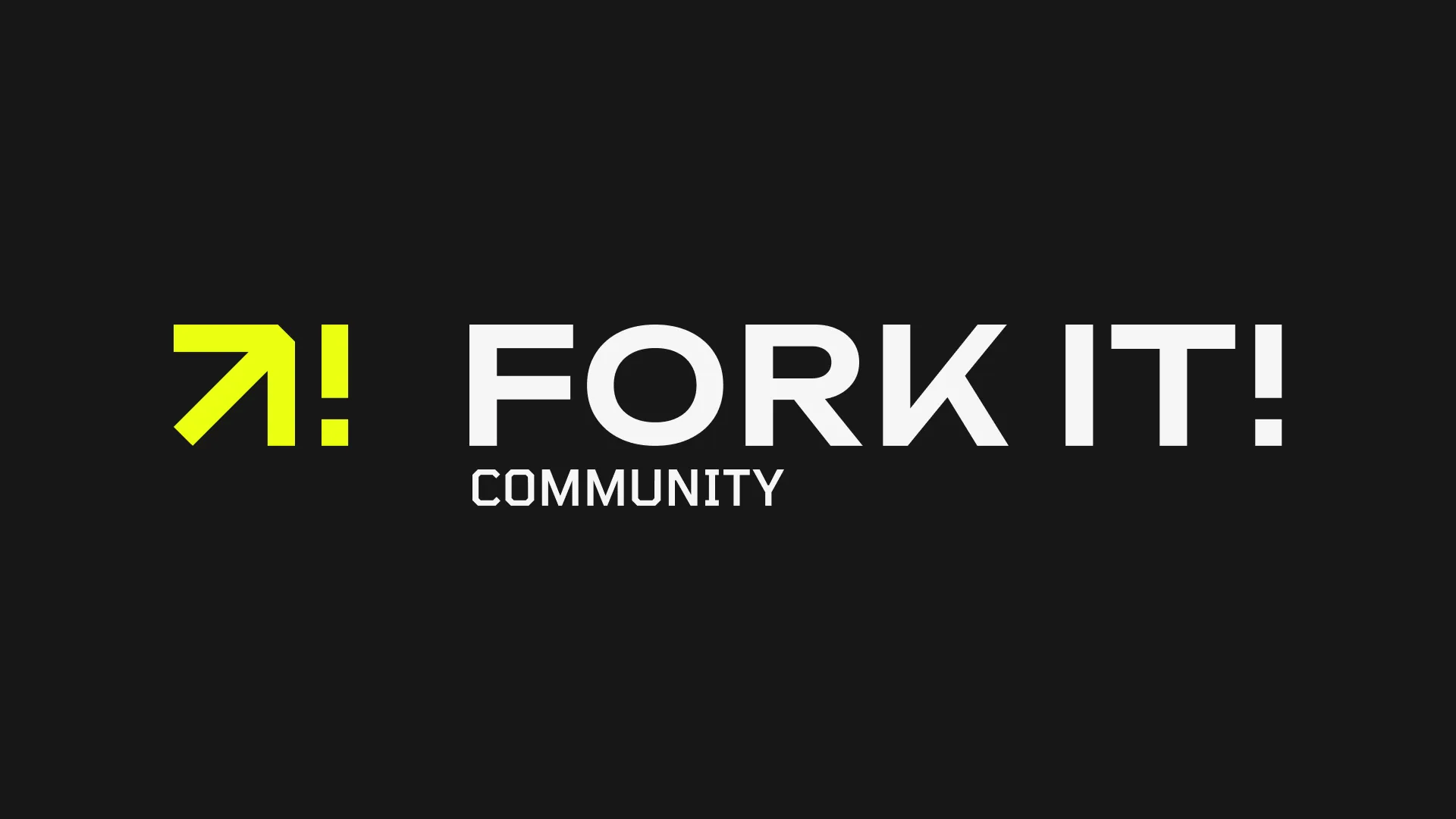 Fork it community logo